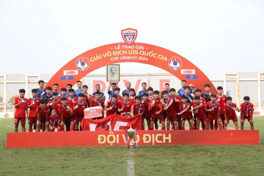 PVF vô địch VCK U15 Quốc gia đầy thuyết phục