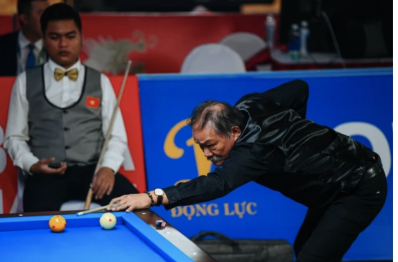 Huyền thoại Reyes khi dự SEA Games ở nội dung Carom 3 băng gặp Thanh Tự.